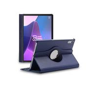 Housse pour Lenovo Tab P11 Pro Gen2 Support Rotatif 360 PU Cuir, Bleu Foncé