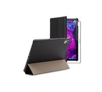 Housse pour Lenovo Tab P11 Pro Smart Case Support Auto-veille , Noir + Film VERRE Trempé