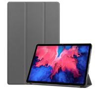 Lobwerk Étui de protection pour tablette Lenovo Tab P11 2021 TB-J606F TB-J606X 11" avec fonction support et fonction veille automatique Gris