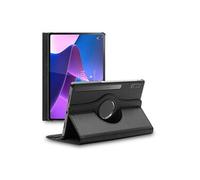 Housse pour Lenovo Tab P12 Pro Support Rotatif 360 PU Cuir, Noir