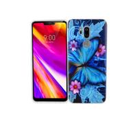 Housse Pour LG G7 Étui De Protection Coque Bumper Bleu
