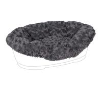 Housse pour lit pour chien - Flamingo Pet Products - Domus - 95/110 cm - Grise - Amovible et lavable