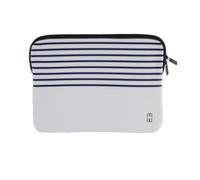 MW Housse PC 13 Marinière Blanche