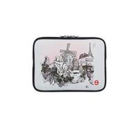 Housse pour MacBook Pro 13' Édition LA Robe «I LOV PARIS» avec Fermeture Éclair be.ez Multicolore