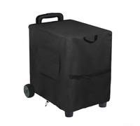 Housse pour machine à balle de tennis 210D Oxford imperméable avec doublure en peluche et poignées, compatible avec la plupart des modèles de tennis Tutor, noir