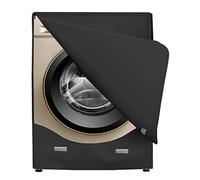Housse pour machine à laver et sèche-linge, imperméable et résistante à la poussière, épaississement pour machine à chargement frontal L 68,6 x P 33 x H 99,1 cm (noir)