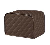 Housse pour machine à pain Housse de protection for grille-pain, 2 tranches, étanche, Protection contre la poussière, conception Simple, for appareil cuisine, for à 4(Dark brown,L33X27cm)