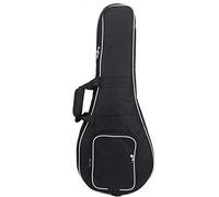 Housse pour Mandoline en matériau Oxford de Double Fermeture à glissière Portable en Tissu Oxford épaissi à la Main avec Poches latérales Accessoires Ukulélé