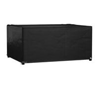 Housse pour meubles de jardin imperméable et résistante aux UV - 8 œillets - 160 x 120 x 75 cm - Rectangulaire - En polyéthylène avec corde pour une fixation facile et un rangement peu encombrant