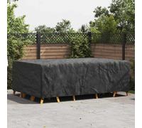 Housse pour meubles Uni Noir tissu Protection décorative en d'extérieur vidaXL v