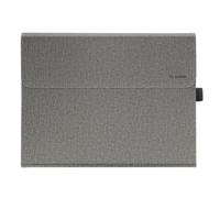 Housse pour Microsoft Surface Pro 9 Clapet Support Fin Collection SafeStand Gris