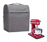 Housse pour mixeur sur pied, protection anti-poussière avec poches de rangement pour mélangeurs à tête inclinable de 4,5 à 5 litres, organisateurs d'appareils de cuisine