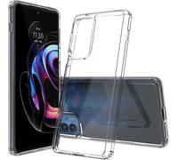 Housse pour Motorola Edge 20 Pro Housse hybride silicone Case Bumper Cover Transparent