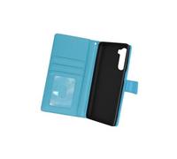 Housse pour Motorola Moto G200 5G Aspect Grainé Clapet Portefeuille Support Vidéo Bleu