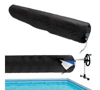 Housse pour moulinet de piscine : protection solaire pour piscine, film de protection imperméable, support de moulinet réglable pour piscines hors sol et enterrées, couverture d'eau