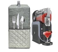 Housse pour Ninja SLUSHi Machine à Boissons Glacées, Housse de Protection Anti-poussière étanche Plusieurs Poches pour Ninja FS301EU Accessoires Compatible avec Sorbetière, Gris