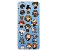 Housse pour OPPO A17 Officiel Harry Potter Personnages Icônes pour protéger votre téléphone portable Coque OPPO en silicone souple avec licence officielle Harry Potter