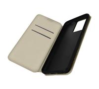 Housse pour Oppo A57 et A57s Clapet Porte-carte Support Vidéo Dorée