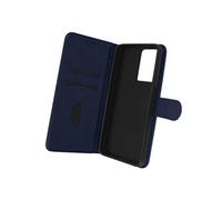 Housse pour Oppo A57s et A57 Clapet Portefeuille et Support Vidéo bleu nuit