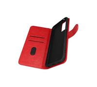 Housse pour Oppo A76, A96 et Realme 9i Clapet Portefeuille Fonction Support Rouge
