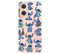 Housse pour OPPO A96 5G Officiel Lilo & Stitch Patron Transparent pour protéger votre téléphone portable Coque OPPO en silicone souple avec licence officielle Disney