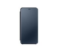 Housse pour Oppo Find X3 Lite Clapet translucide Miroir Support Vidéo Noir