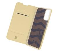 Housse pour Oppo Reno 4 Porte-carte Fonction Support Dorée