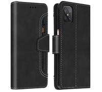 Housse pour Oppo Reno 4Z Étui Folio Portefeuille Fonction Support Noir