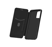 Housse pour Oppo Reno 5 Pro 5G Clapet Porte-carte Dragonne Effet Carbone Noir