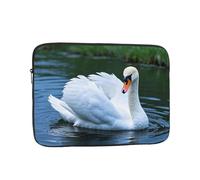 Housse pour Ordinateur Portable 12 Pouces, Antichoc, Protection optimale, Blanc Cygne.
