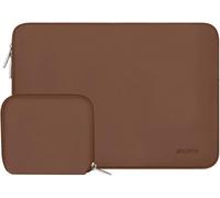 Housse Pour Ordinateur Portable 13-13,3 Pouces Compatible Avec Macbook Air/Pro 13/Pro 14, Hp, Dell, Asus, Lenovo, Laptop Sleeve Néoprène Sac Avec Petite Pochette,Brun Caramel