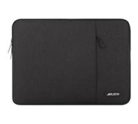 Housse pour ordinateur portable 13,3 pouces compatible avec MacBook Air/Pro 13/14, HP, Dell, ASUS, Lenovo - Étui vertical en polyester noir avec