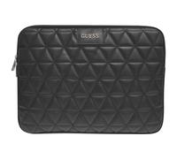 Housse pour Ordinateur Portable 13 Pouces Quilted avec Poche Arrière Zippée Noir