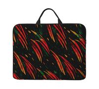 Housse pour ordinateur portable 14" avec fermeture éclair Motif rasta Jamaica