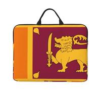 Housse pour ordinateur portable 14" avec imprimé drapeau du Sri Lanka - Résistant à l'eau - Pour homme et femme