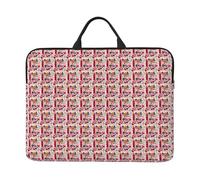 Housse pour ordinateur portable 14" avec imprimé journal scolaire en anglais pour le travail quotidien et les voyages d'affaires