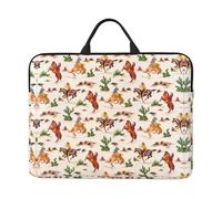 Housse pour ordinateur portable 14" avec poignée de transport - Motif chèvre de la ferme - Idéal pour les voyages d'affaires, les trajets et les voyages, Cheval de cowboy, Taille unique