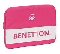 Housse pour ordinateur portable 14 Benetton 'Raspberry' - SAFTA - Rouge Rouge