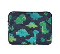 Housse pour ordinateur portable 14" Dinosaures Vert sarcelle