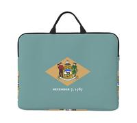 Housse pour ordinateur portable 14" Motif drapeau du Delaware