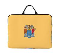 Housse pour ordinateur portable 14" Motif drapeau du New Jersey