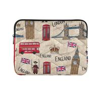 Housse pour ordinateur portable 14" Motif paysage de Londres Angleterre