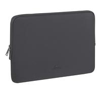 Rivacase ECO Housse pour ordinateur portable 14" compatible avec MacBook Pro 14" - Sac multifonction imperméable pour homme et femme - Housse de protection pour affaires, voyages, université, noir