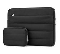 Housse pour Ordinateur Portable 14 Pouces - Compatible avec MacBook Air Acer Lenovo Dell Asus - Noir - E.F.Connection Noir