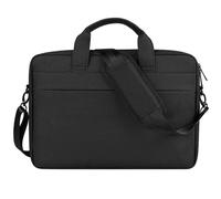 Housse pour ordinateur portable 15,6 pouces avec bandoulière réglable, étanche, multipoches, antichoc, pratique et élégante, en toile de haute