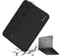 Housse Pour Ordinateur Portable 15,6 Pouces Pour Msi Gaming Laptop Pulse 15/Crosshair 15/Bravo 15/Alpha 15/Wf66, Étui De Protection Avec Poche Pour Accessoires (E601)