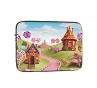 Housse pour ordinateur portable 15" étanche et résistante aux chocs - Sac de transport léger pour ordinateur portable Candy Beautiful Land