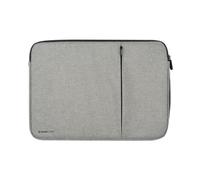 Housse pour Ordinateur Portable 15 pouces avec Poignée Rétractable Gris