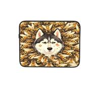 Housse pour ordinateur portable 17" Motif chien malchanceux