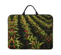 Housse pour ordinateur portable 41,9 x 31 cm Motif piment imprimé chili Double usage professionnel et décontracté Convient pour certains ordinateurs portables